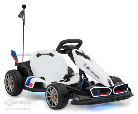 Pojazd Gokart BMW z Funkcją Driftu Biały