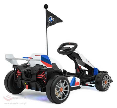 Pojazd Gokart BMW z Funkcją Driftu Biały