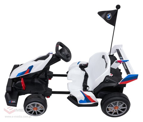 Pojazd Gokart BMW z Funkcją Driftu Biały