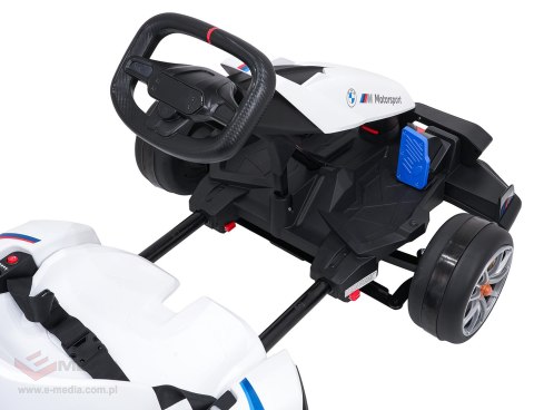 Pojazd Gokart BMW z Funkcją Driftu Biały