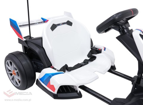 Pojazd Gokart BMW z Funkcją Driftu Biały