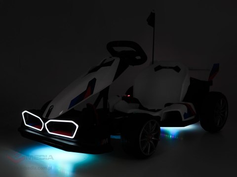 Pojazd Gokart BMW z Funkcją Driftu Biały