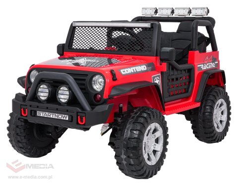 Pojazd Jeep BEAST 4x4 Czerwony
