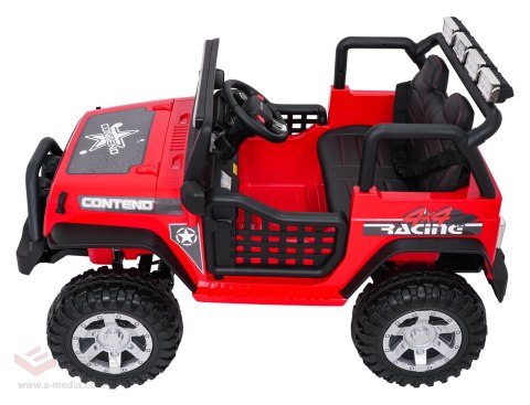 Pojazd Jeep BEAST 4x4 Czerwony