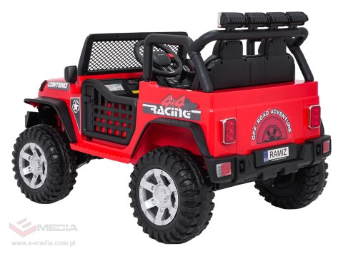 Pojazd Jeep BEAST 4x4 Czerwony