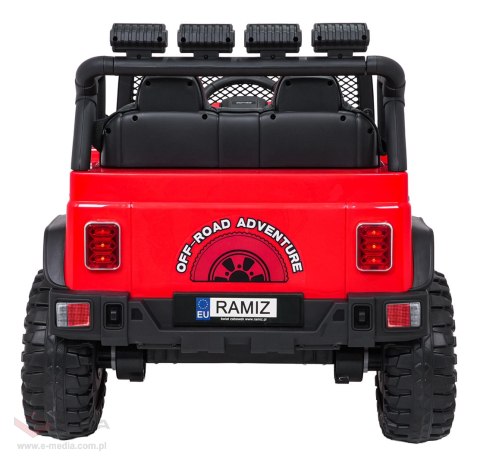 Pojazd Jeep BEAST 4x4 Czerwony