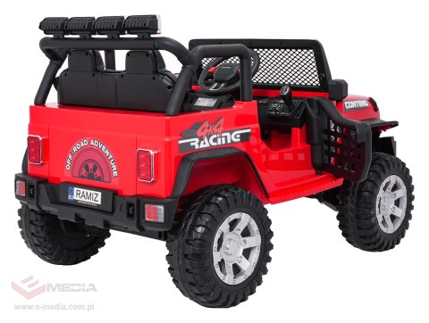 Pojazd Jeep BEAST 4x4 Czerwony
