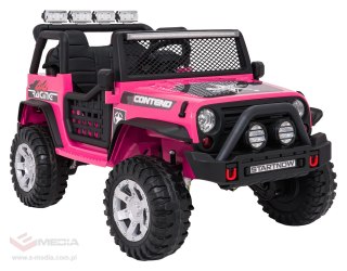 Pojazd Jeep BEAST 4x4 Różowy