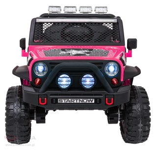 Pojazd Jeep BEAST 4x4 Różowy