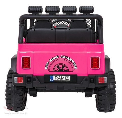 Pojazd Jeep BEAST 4x4 Różowy