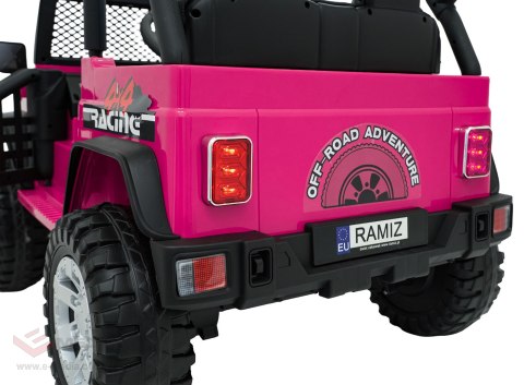 Pojazd Jeep BEAST 4x4 Różowy