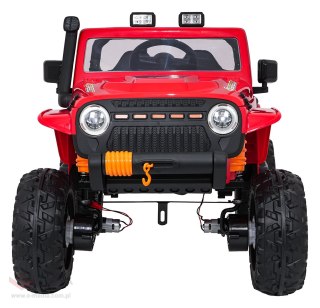 Pojazd Jeep Monster Czerwony