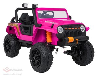 Pojazd Jeep Monster Różowy