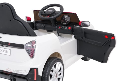 Pojazd Mini Cooper Biały