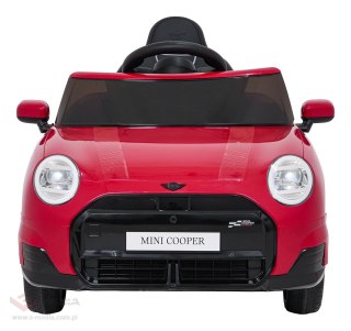 Pojazd Mini Cooper Czerwony