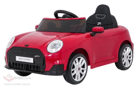 Pojazd Mini Cooper Czerwony