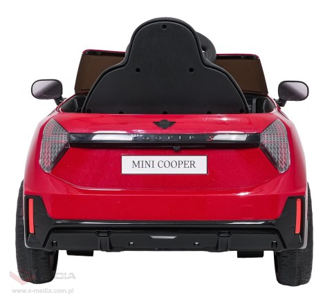 Pojazd Mini Cooper Czerwony