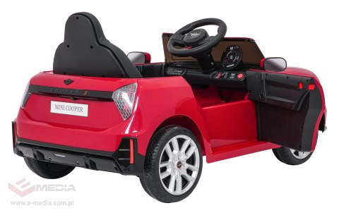 Pojazd Mini Cooper Czerwony