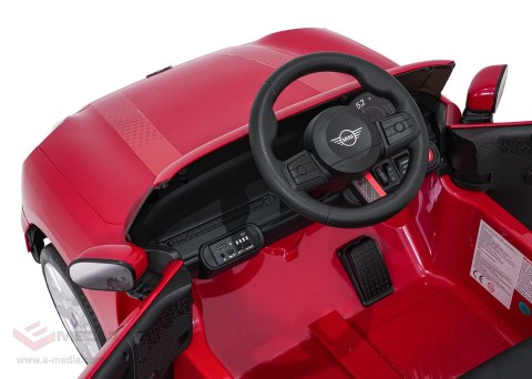 Pojazd Mini Cooper Czerwony