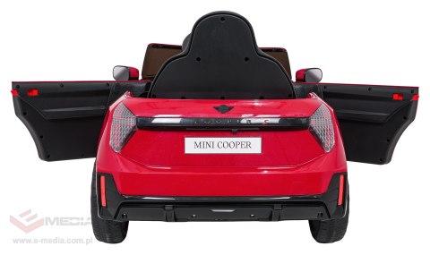 Pojazd Mini Cooper Czerwony