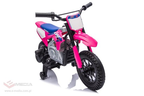 Pojazd Motor HONDA CFR450R Różowy