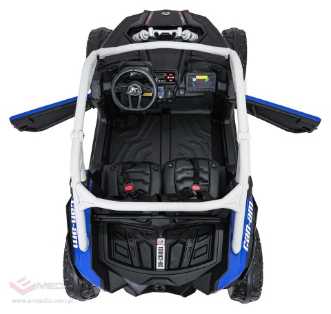 Pojazd Buggy Maverick Turbo RR Koła Niebiesko-Szary