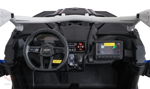 Pojazd Buggy Maverick Turbo RR Koła Niebiesko-Szary