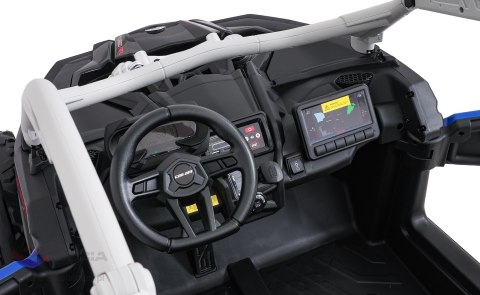 Pojazd Buggy Maverick Turbo RR Koła Niebiesko-Szary