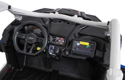 Pojazd Buggy Maverick Turbo RR Koła Niebiesko-Szary