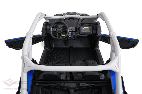 Pojazd Buggy Maverick Turbo RR Koła Niebiesko-Szary