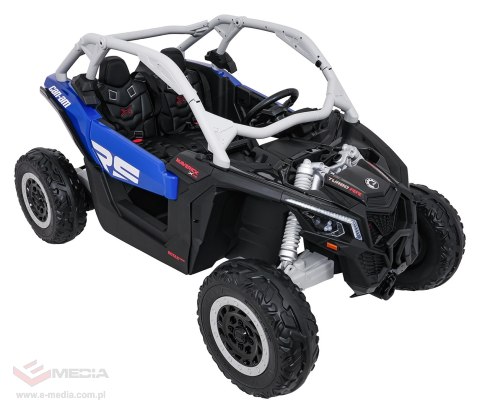 Pojazd Buggy Maverick Turbo RR Koła Niebiesko-Szary