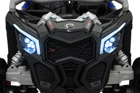 Pojazd Buggy Maverick Turbo RR Koła Niebiesko-Szary