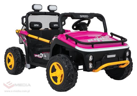 Pojazd Buggy UTV SPEED Różowy