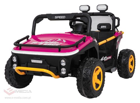 Pojazd Buggy UTV SPEED Różowy