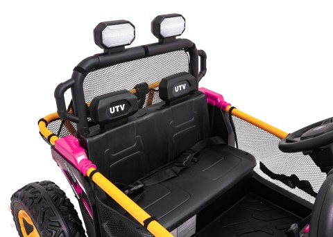 Pojazd Buggy UTV SPEED Różowy