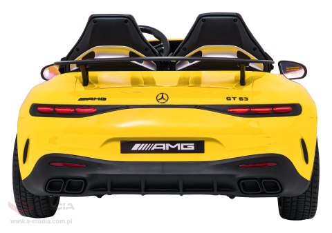 Pojazd Mercedes Benz GT63 AMG Żółty