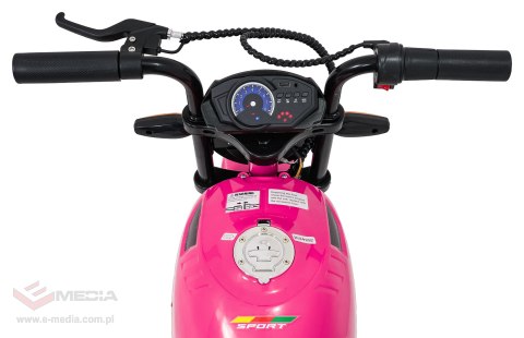 Pojazd Motor SUPERMOTO Różowy