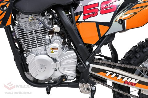 Pojazd Motor Spalinowy TITAN 300cc Pomarańczowy