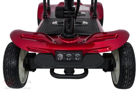 Skuter Elektryczny Czterokołowy dla Seniorów EasyGo Czerwony