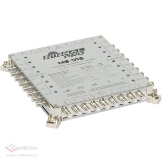 MULTISWITCH PRZELOTOWY MS-916 9 WEJŚĆ / 16 WYJŚĆ SIGNAL PRO