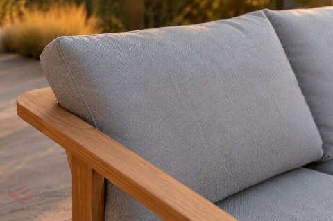Meble Ogrodowe Aluminiowe Dwie Sofy + Fotel + Stolik