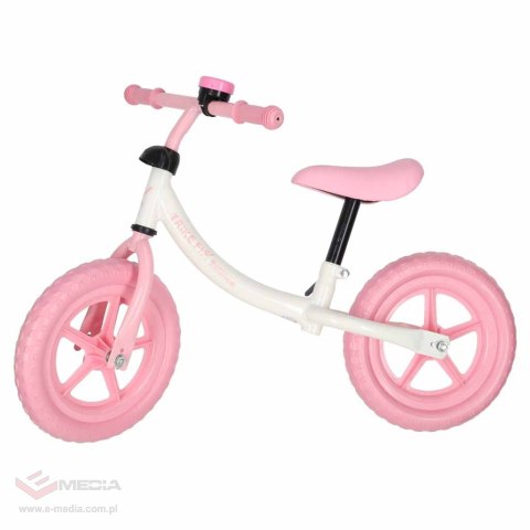 Rowerek biegowy Trike Fix Balance z dzwonkiem różowy