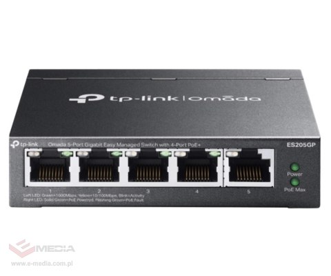 SWITCH POE TL-ES205GP 5-PORTOWY TP-LINK