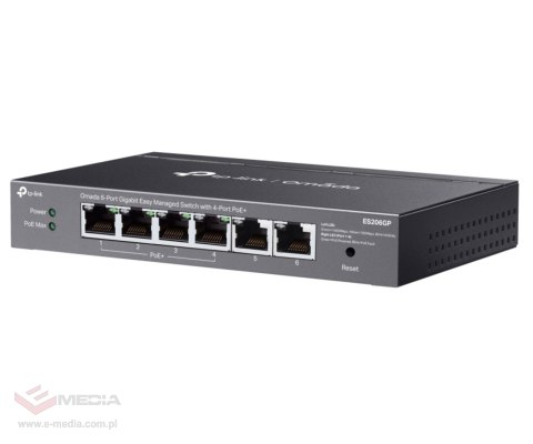 SWITCH POE TL-ES206GP 6-PORTOWY TP-LINK
