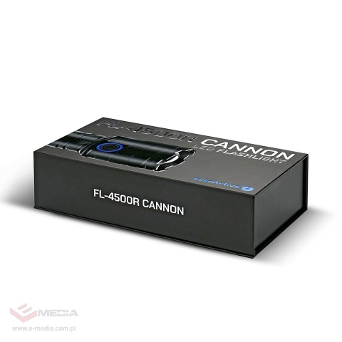 Ładowalna latarka ręczna LED everActive FL-4500R Cannon
