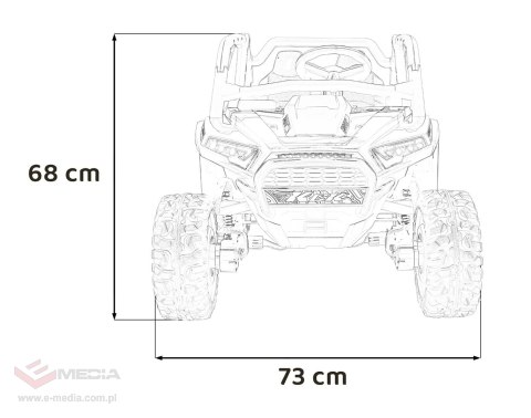 Pojazd Buggy 4x4 KCK Czarny