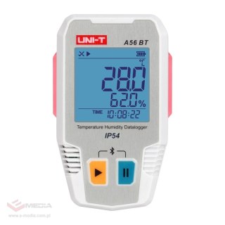 Rejestrator temperatury i wilgotności Bluetooth Uni-T A56 BT