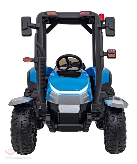 Traktor BLAST Z Przyczepką Niebieski