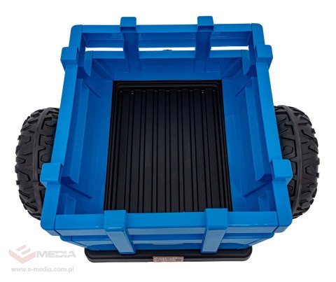 Traktor BLAST Z Przyczepką Niebieski