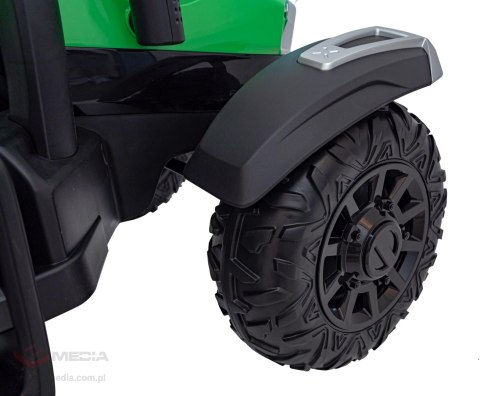 Traktor BLAST Z Przyczepką Zielony